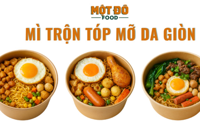 Một Đô Food - Mì Trộn Tóp Mỡ Da Giòn