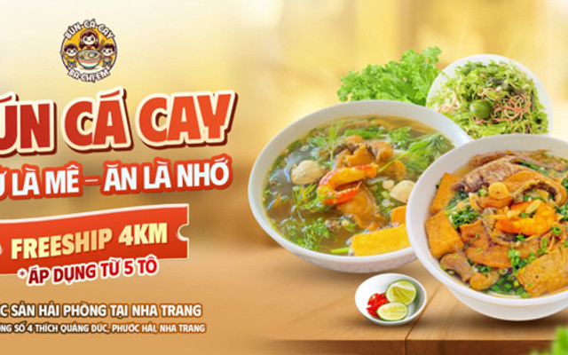 Bún Cá Cay Ba Chị Em - Thích Quảng Đức