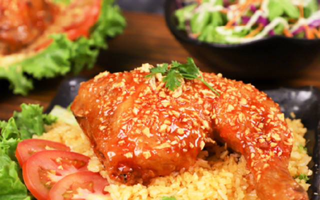 Cơm Gà Xối Mỡ Vi Anh - Lê Văn Lương