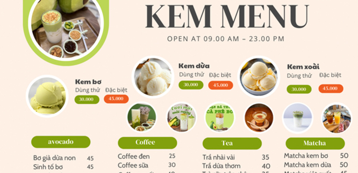 Kem Bơ Kohi - 31/84 Trần Quang Diệu