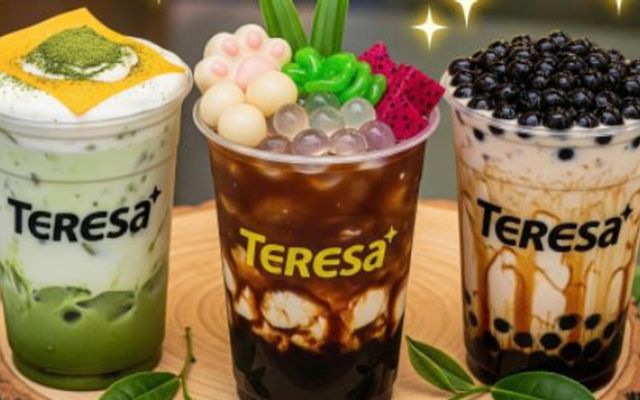 Trà Sữa Teresa - Sâm Rong Biển & Bánh Tráng Trộn