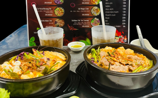 A Chổm - Mì Cay, Bò Sốt & Cơm Chiên - Tân Biên