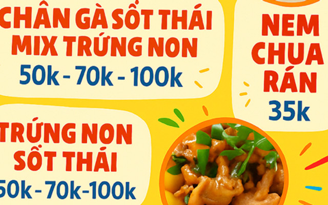 Chân Gà Sốt Thái Nhà Hà - 72 Nguyễn Tư Nghiêm