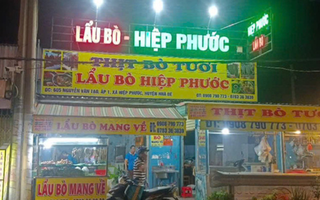 Lẩu Bò Hiệp Phước - Lẩu Bò Mang Về - Nguyễn Văn Tạo