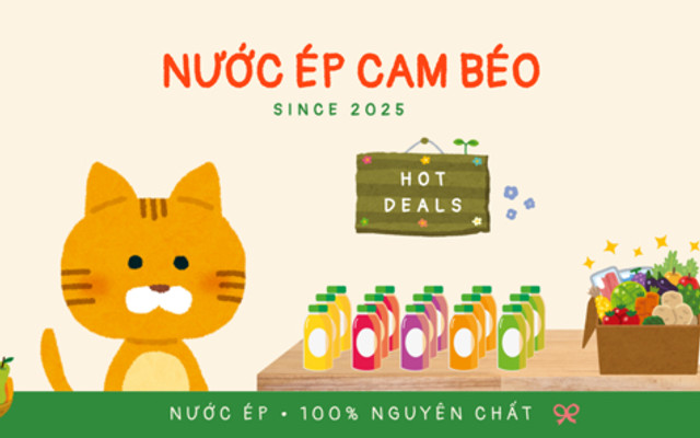 Nước Ép Cam Béo - 100% Nguyên Chất