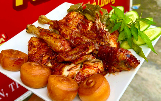 GÀ QUAY ANH KHOA - Gà Quay & Cơm Lam Bánh Bao - Âu Cơ