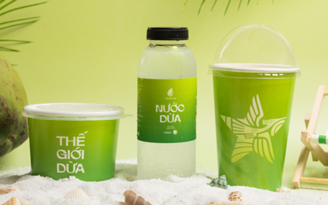 Thế Giới Dừa - Trà Sữa Dừa Mix & Ô Long Sữa Dừa - 622 Minh Khai