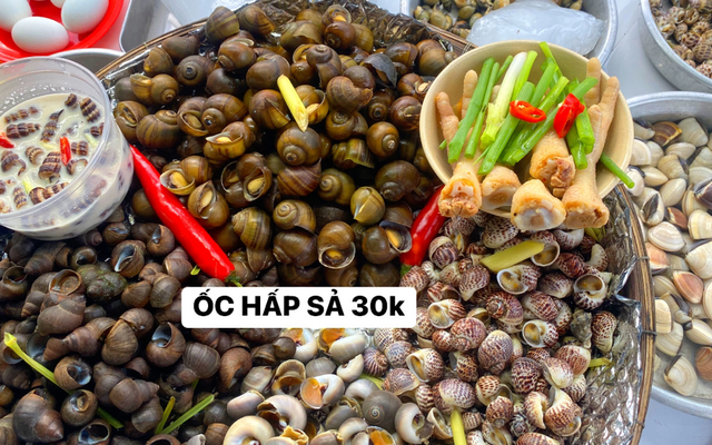 Ốc Hấp Sả 30k - Trần Huỳnh
