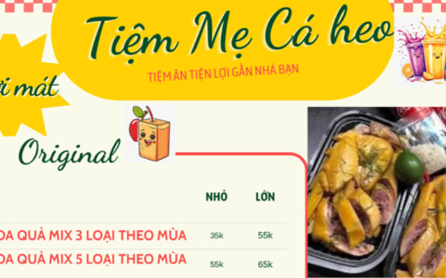 Tiệm Mẹ Cá Heo - Hoa Quả Gọt Sẵn, Nước Ép & Ăn Vặt