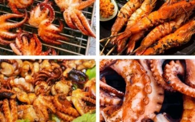 Mực Cuốn, Hải Sản Nướng & Sườn Ngon - Nguyễn Đình Hoàn