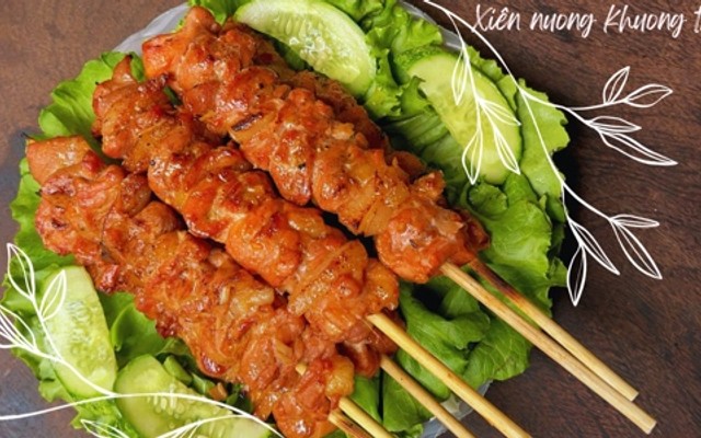 Thịt Xiên Nướng - Khương Trung