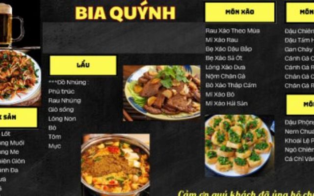 Bia Quýnh - Ghẹ Sữa Chiên & Lẩu Cua Đồng - Số 02 Lê Quýnh