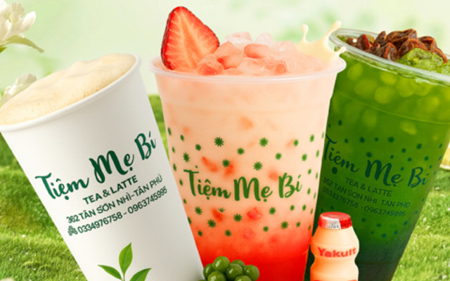 Tiệm Mẹ Bí - Matcha Latte, Trà Long Nhãn Hạt Sen & Trà Sữa Thiết Quan Âm