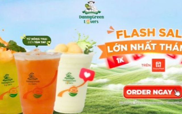 DannyGreen - Trà Sữa, Trà Trái Cây & Nước Ép Organic - Hoàng Văn Thụ