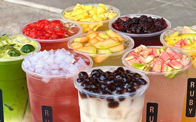 Tiệm Trà Ruby - Trà Trái Cây 1Lít3 - Đường 30/4