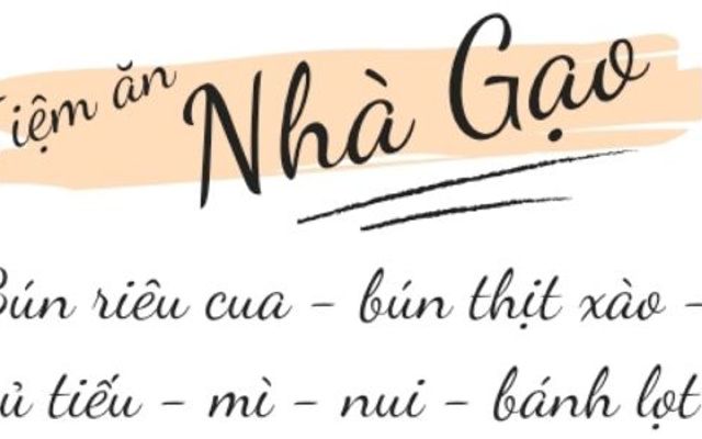 Tiệm Ăn Nhà Gạo