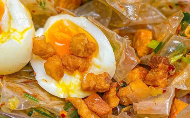 Lì Food - Bánh Tráng Trộn Mỡ Hành - Đường 1B