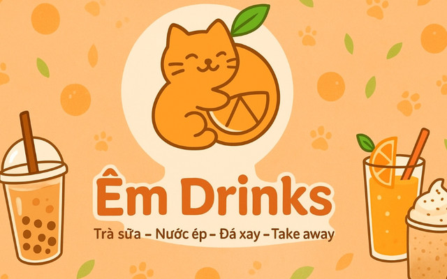 Êm Drinks - Trà Sữa Olong Gạo Rang - Hai Bà Trưng