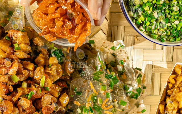 Bánh Tráng Tóp Mỡ Trứng Lòng Đào - Thèm Gì Cũng Có - Rạch Bùng Binh