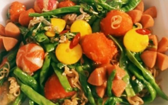 Viên Chiên - Sốt Thái - A5 Mộc