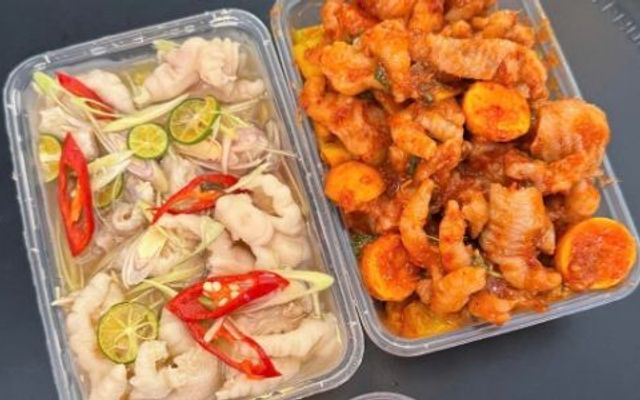Mie Cà Phê - Latte, Chân Gà Sả Tắc & Sốt Thái