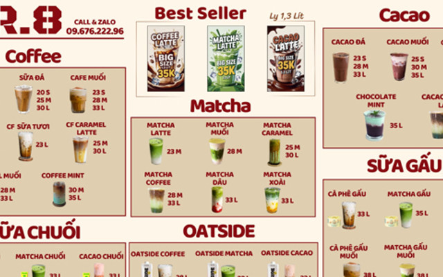 Mr.8 - Coffee, Matcha & Cacao