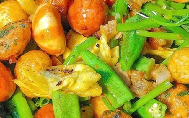 Ăn Vặt Cá Viên Mắm Tỏi - Bánh Tiêu Cô Hoa