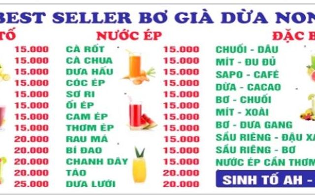 Nước Ép & Sinh Tố - 106 Lâm Văn Bền