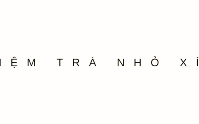 Tiệm Trà Nhỏ Xíu - Nước Uống - Trần Văn Đang