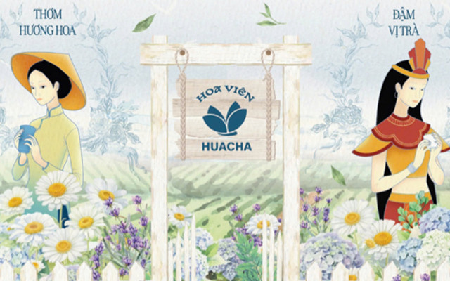HuaCha - Trà Sữa Ô Long Hoa - Ông Ích Đường