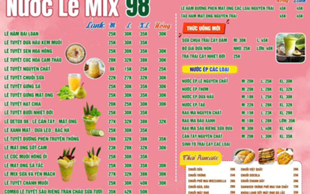 Nước Lê Mix 98 - Đường D12