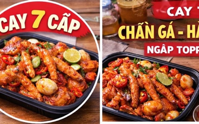 Sốt Thái 7 Cấp - Chân Gà Hải Sản