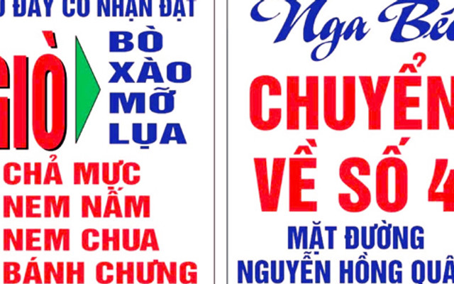 Quán Cô Nga Béo - Chợ Hoà Bình