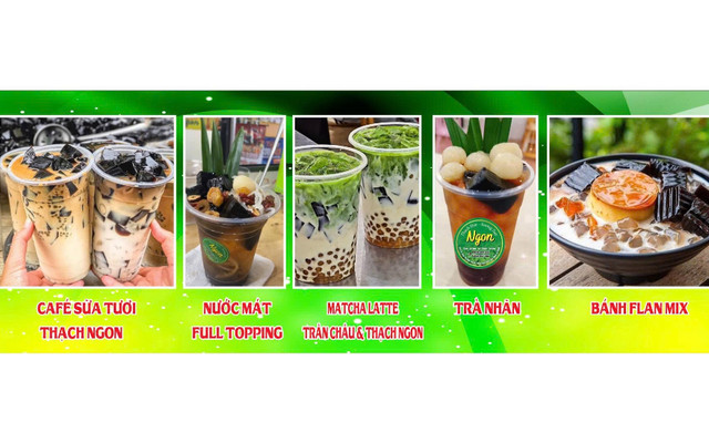 Thạch NGON - Nước Mát Full Topping, Trà Sữa & Caffe - Quang Trung