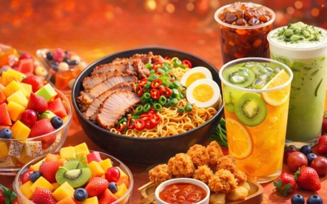 Ăn Vặt, Trái Cây & Mì Trộn - Nước Ép Quinie - Huỳnh Văn Nghệ