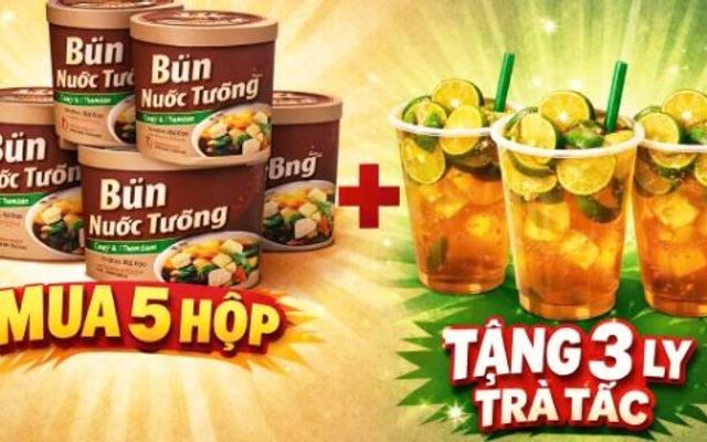 BÚN NƯỚC TƯƠNG & BÁNH MÌ CHẢO - MLEM