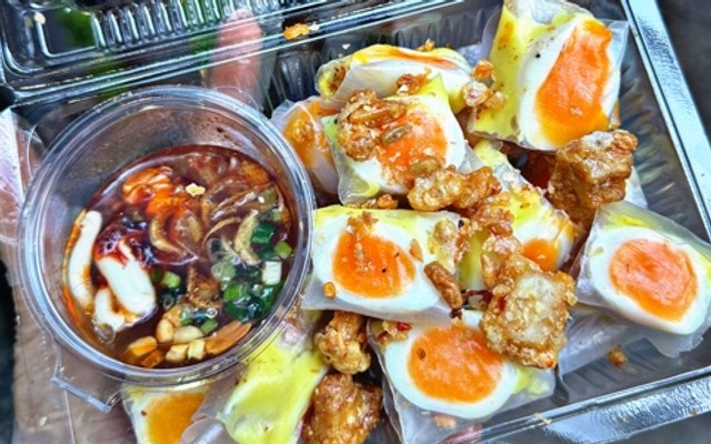 Bánh Tráng Trứng Lòng Đào - ĂN LẮM FOOD