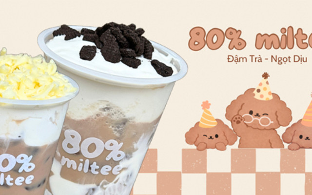 80 Percent Miltee - Trà Sữa, Cafe & Cacao