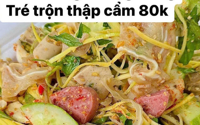 Bánh Tráng Hoàng Dũng - Ăn Vặt, Tré Trộn & Chân Gà Sốt Thái - Lê Văn Lương