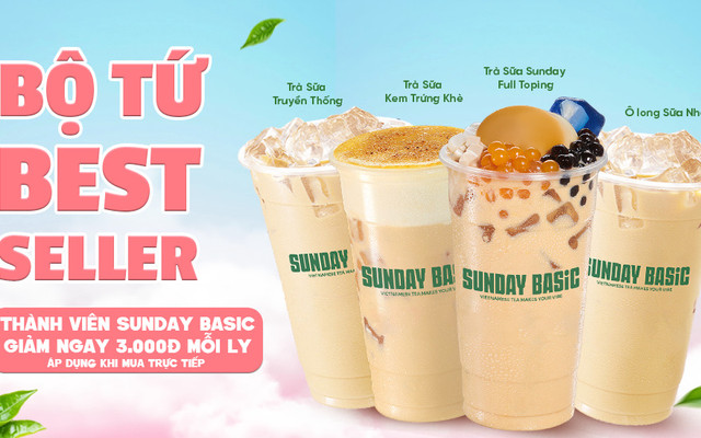 Trà Sữa Sunday Basic - Lê Đức Thọ