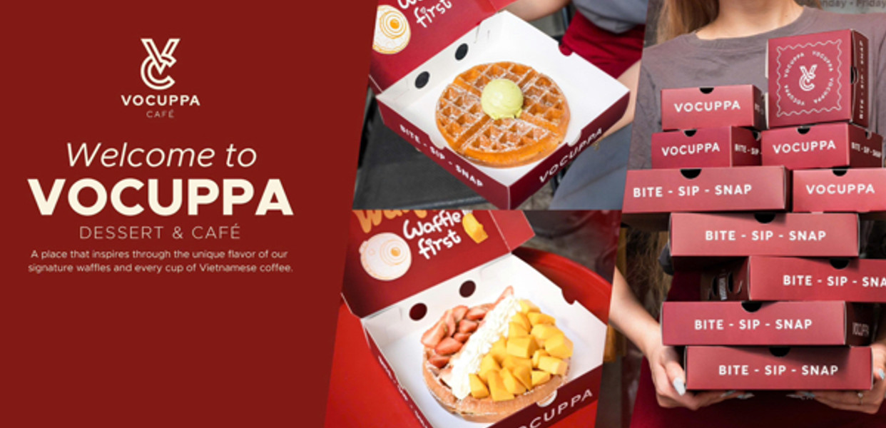 WAFFLE & CÀ PHÊ PHONG CÁCH ĐÔNG NAM Á TẠI TRUNG TÂM THƯƠNG MẠI