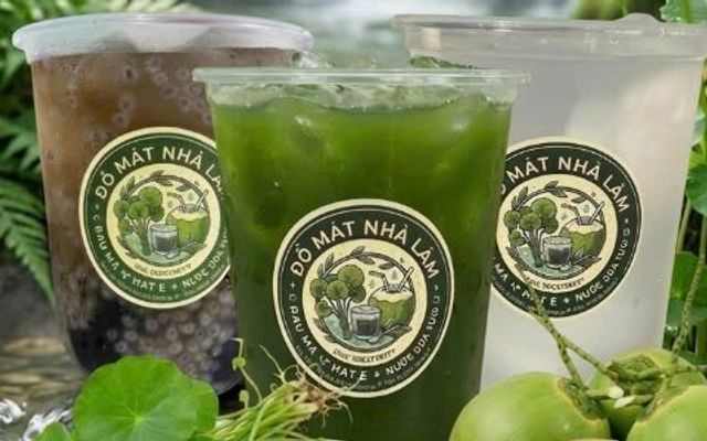 Đồ Mát Nhà Làm - Rau Má, Hạt É & Nước Dừa