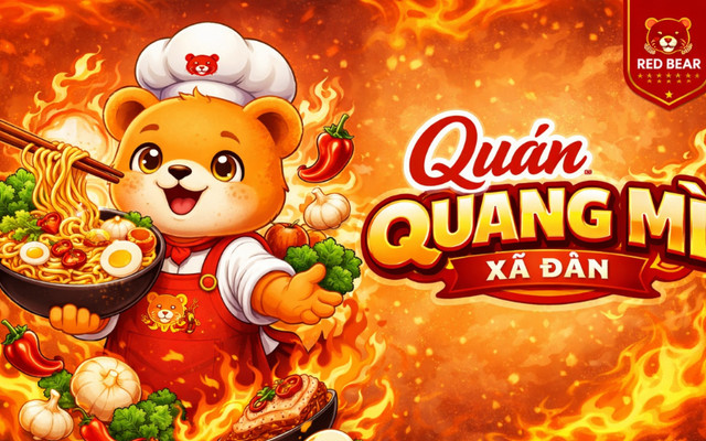 Quang Mì Gấu Đỏ - Xã Đàn