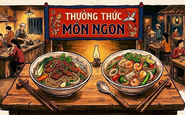 Tiệm Mì Xào 1965 - Mì, Nui Xào Bò & Hải Sản