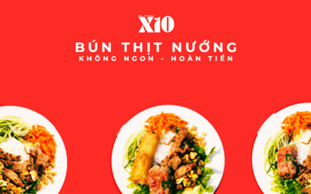 Bún Thịt Nướng X10 - 190 Vạn Kiếp