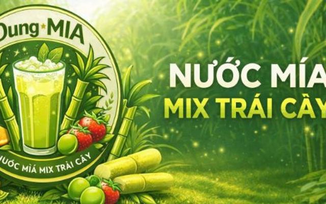 DUNG MIA - Mía Mix, Dừa Ép Thái Lan & Sen Dừa Matcha