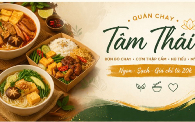 Cơm Chay Tâm Thái - Lẩu An Vui 69k, Gỏi Cuốn 19k