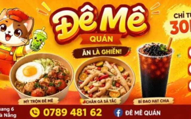 QUÁN ĂN VẶT - ĐÊ MÊ