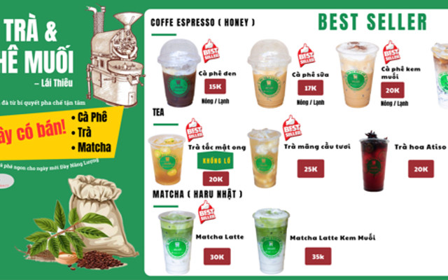 Tiệm Trà & Cà Phê Muối - Matcha Latte Nhật - Nguyễn Trãi