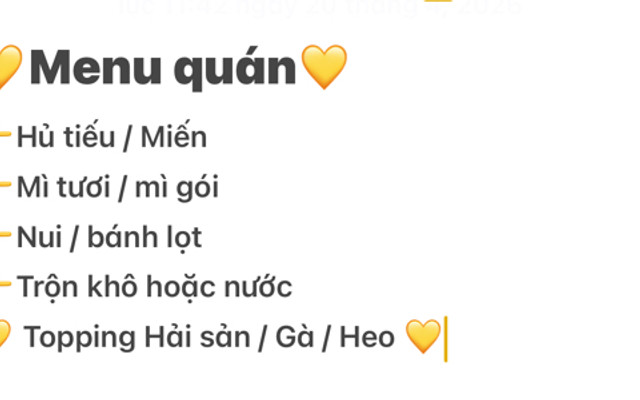 Hủ Tiếu Quỳnh Nhi - Lê Anh Xuân